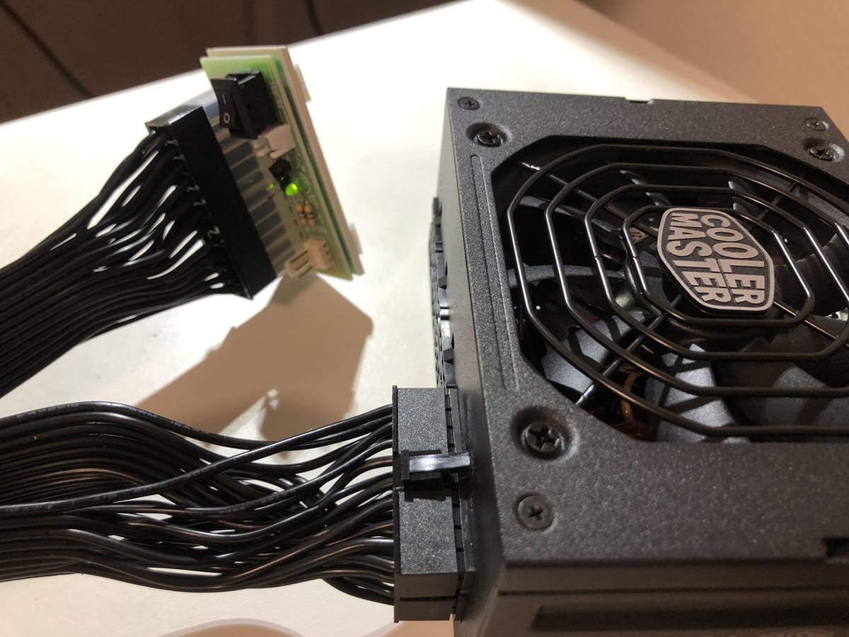 一応の通電確認