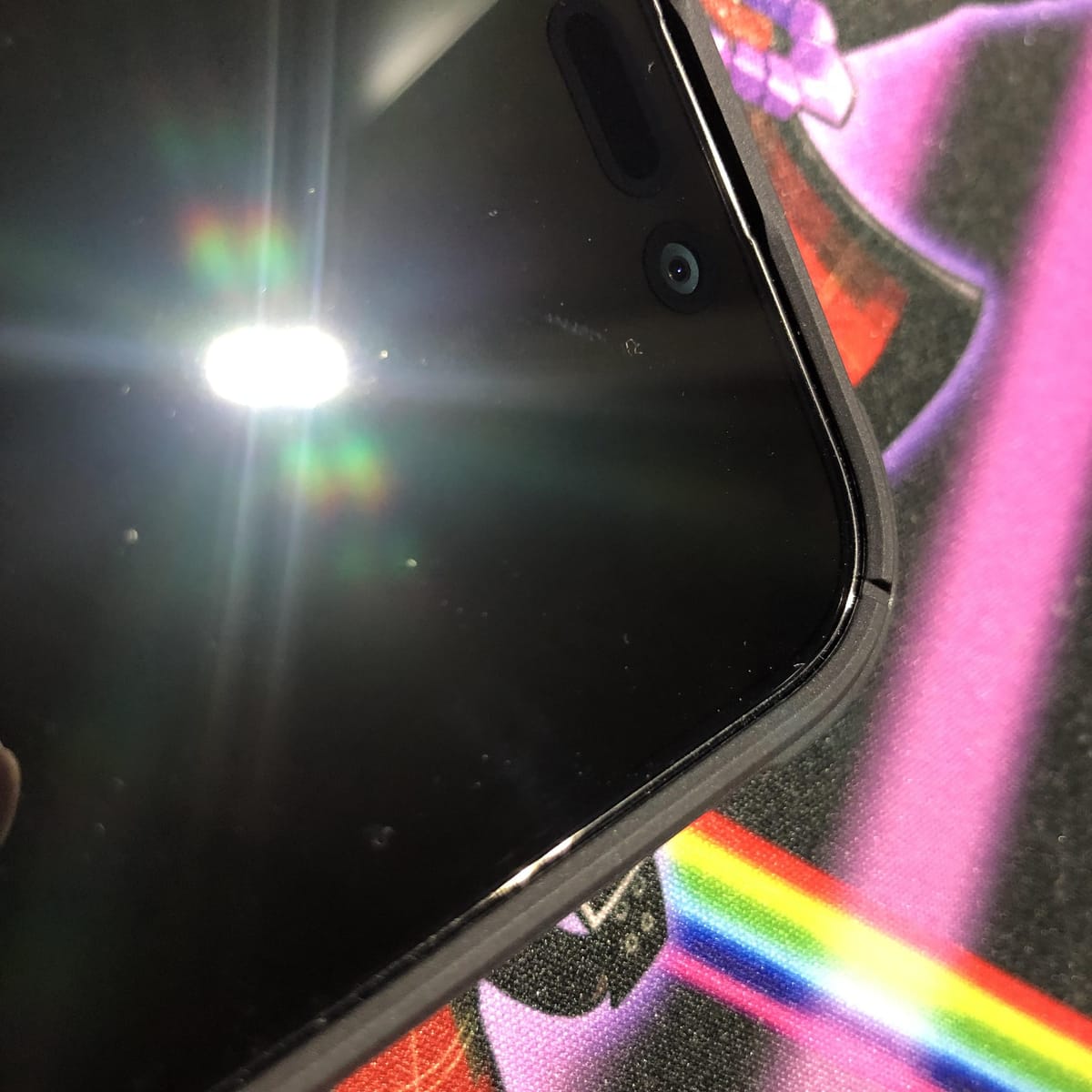 フィルムとケースは干渉せず