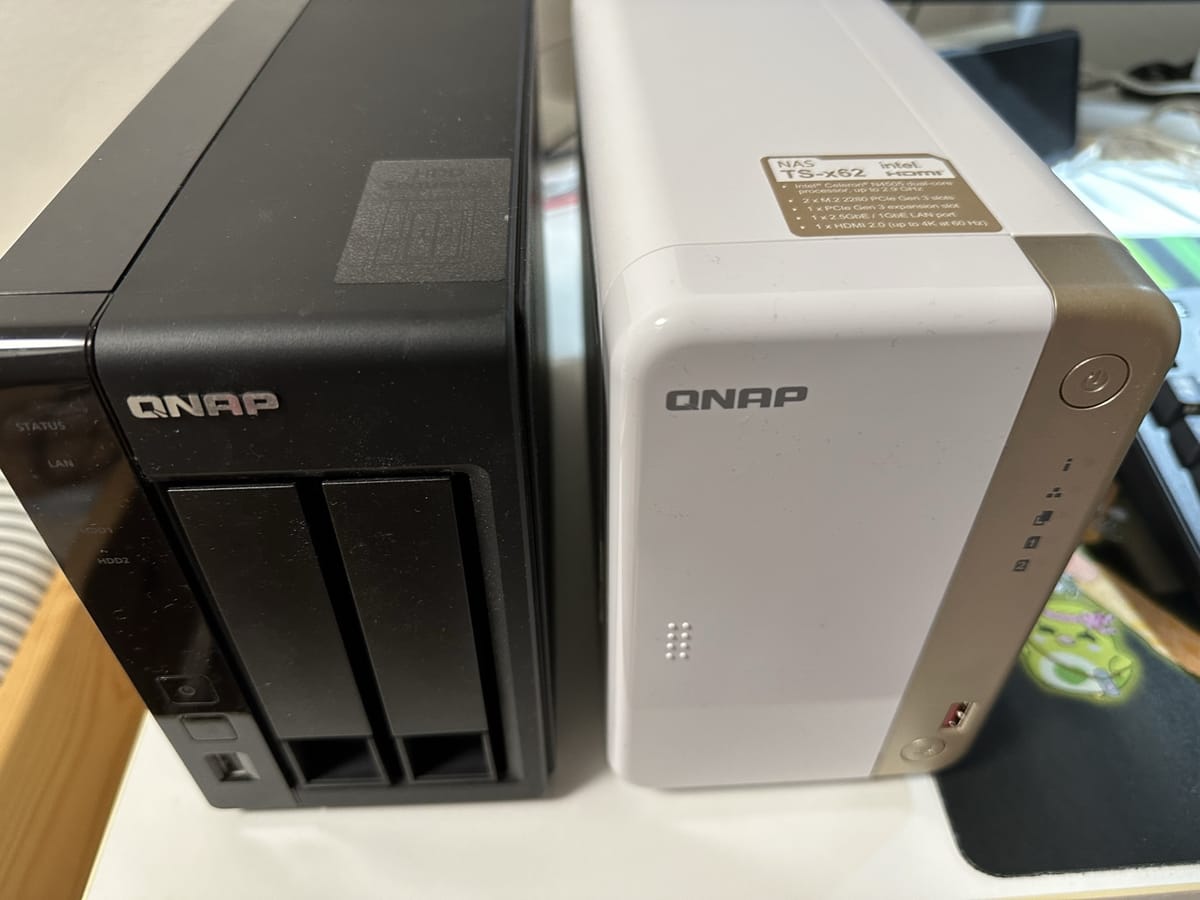 NASを並べて撮ってみた