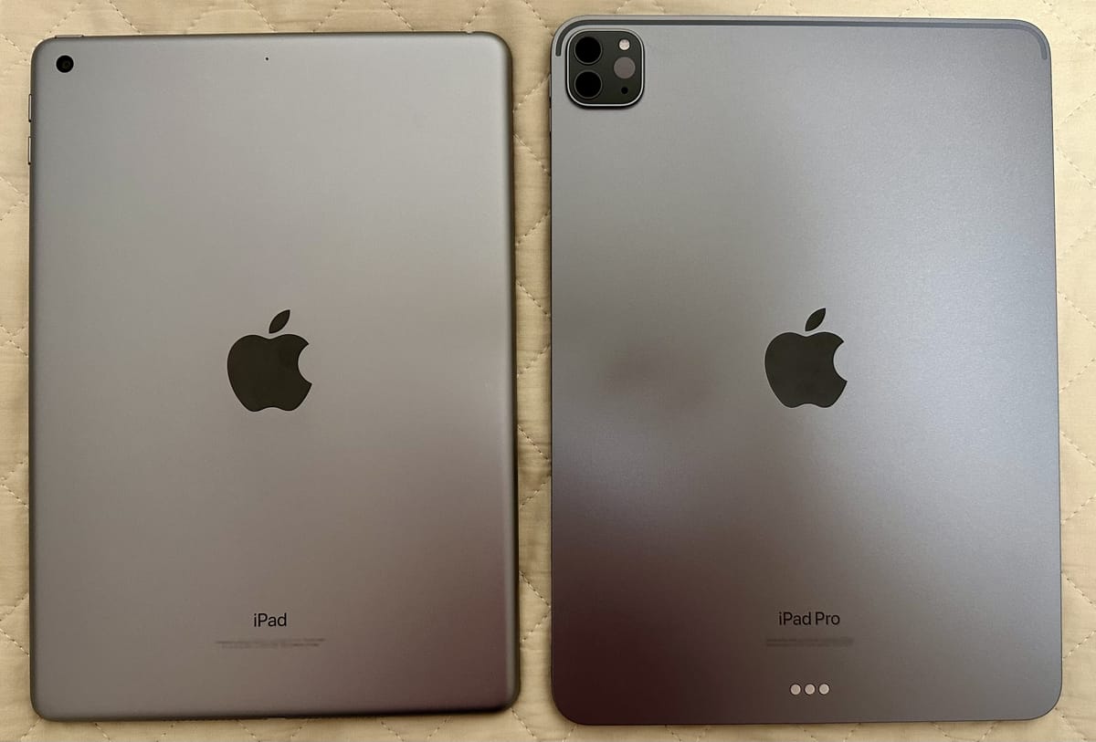 使ってたiPadとの比較