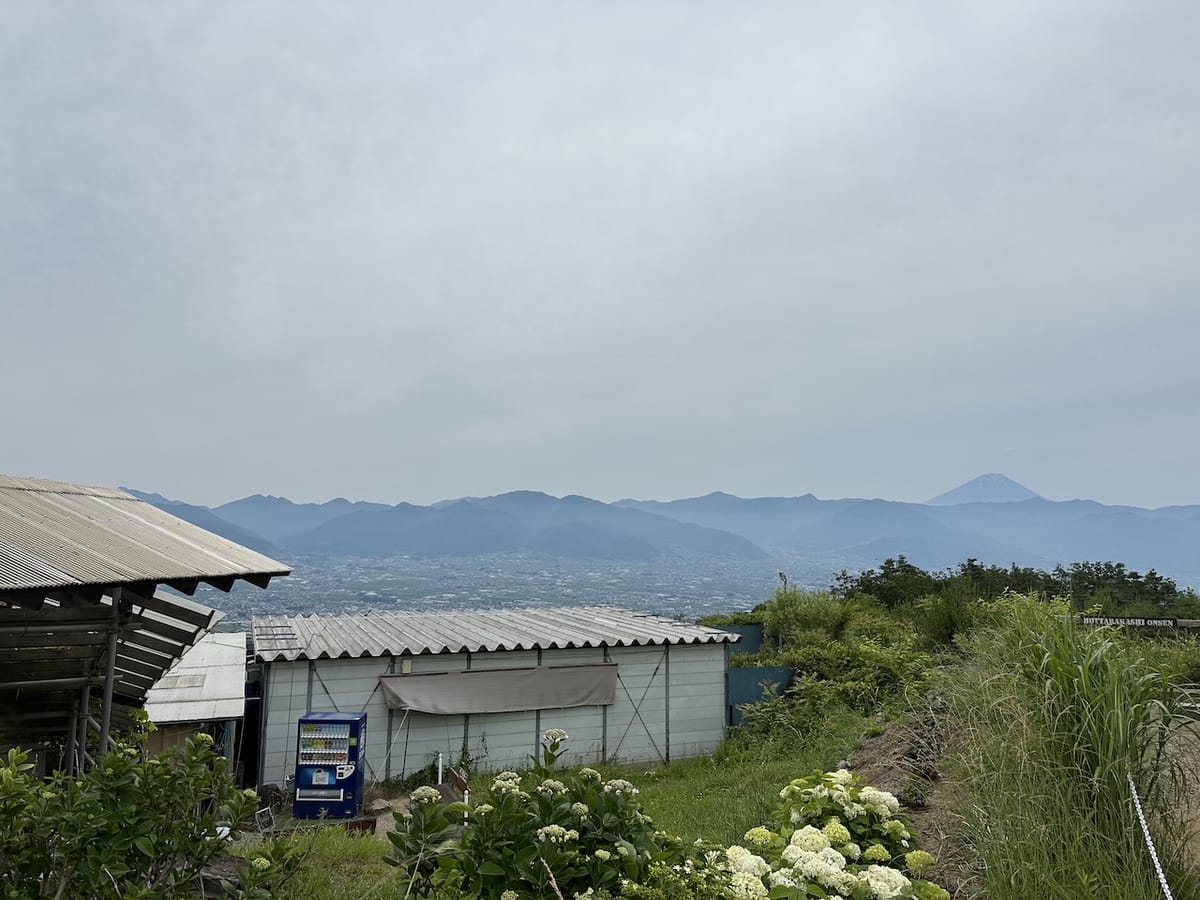 あっちの湯入り口辺りの景色